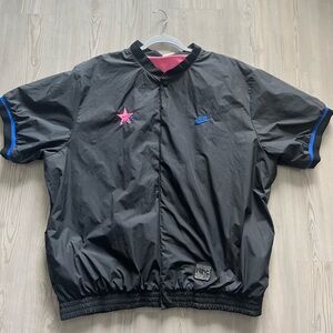 Black and Pink Windbreaker Jacket